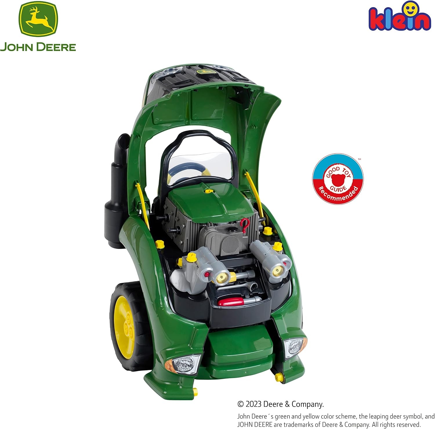 Theo Klein 2822 Hot Wheels assembly car I Engine block with instructive repair functions I Battery-operated headlights and horn I Toys for children aged 3 and over