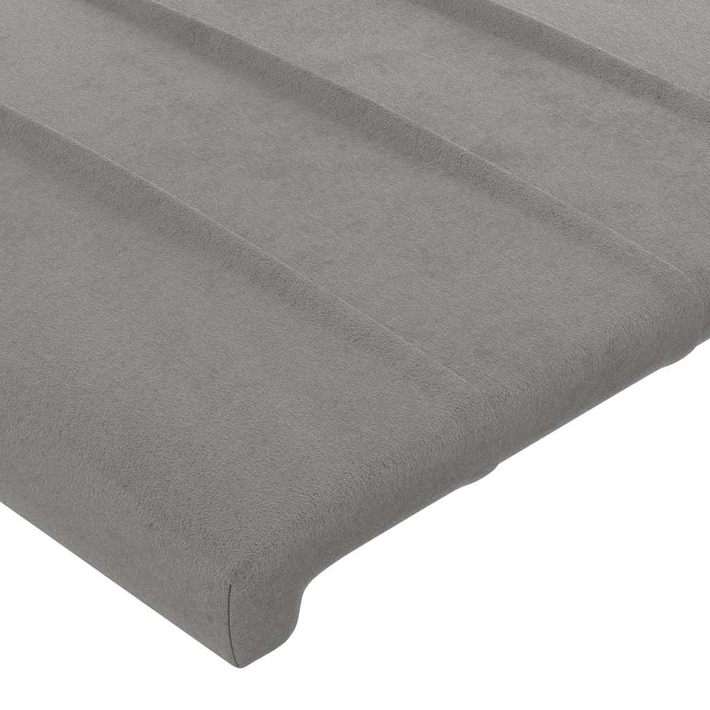 Hoofdbord 100 cm Lichtgrijs Fluweel - 77% Korting