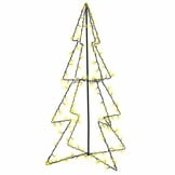 Kerst Kegelboom 160 LED's Binnen/Buiten 78x120 cm - 86% Korting