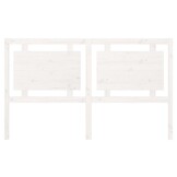 Hoofdbord Massief Grenenhout Wit 165,5x4x100 cm - 82% Korting