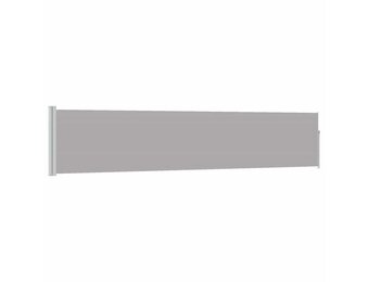 Uittrekbaar Tuinscherm 100x500 cm Grijs - 34% Korting