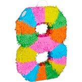 Piñata Cijfer 8 Verjaardag - Zelf Te Vullen - 28% Korting