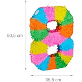 Piñata Cijfer 8 Verjaardag - Zelf Te Vullen - 28% Korting