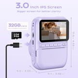 Instant Kindercamera met 32GB & Printrollen - 34% Korting!