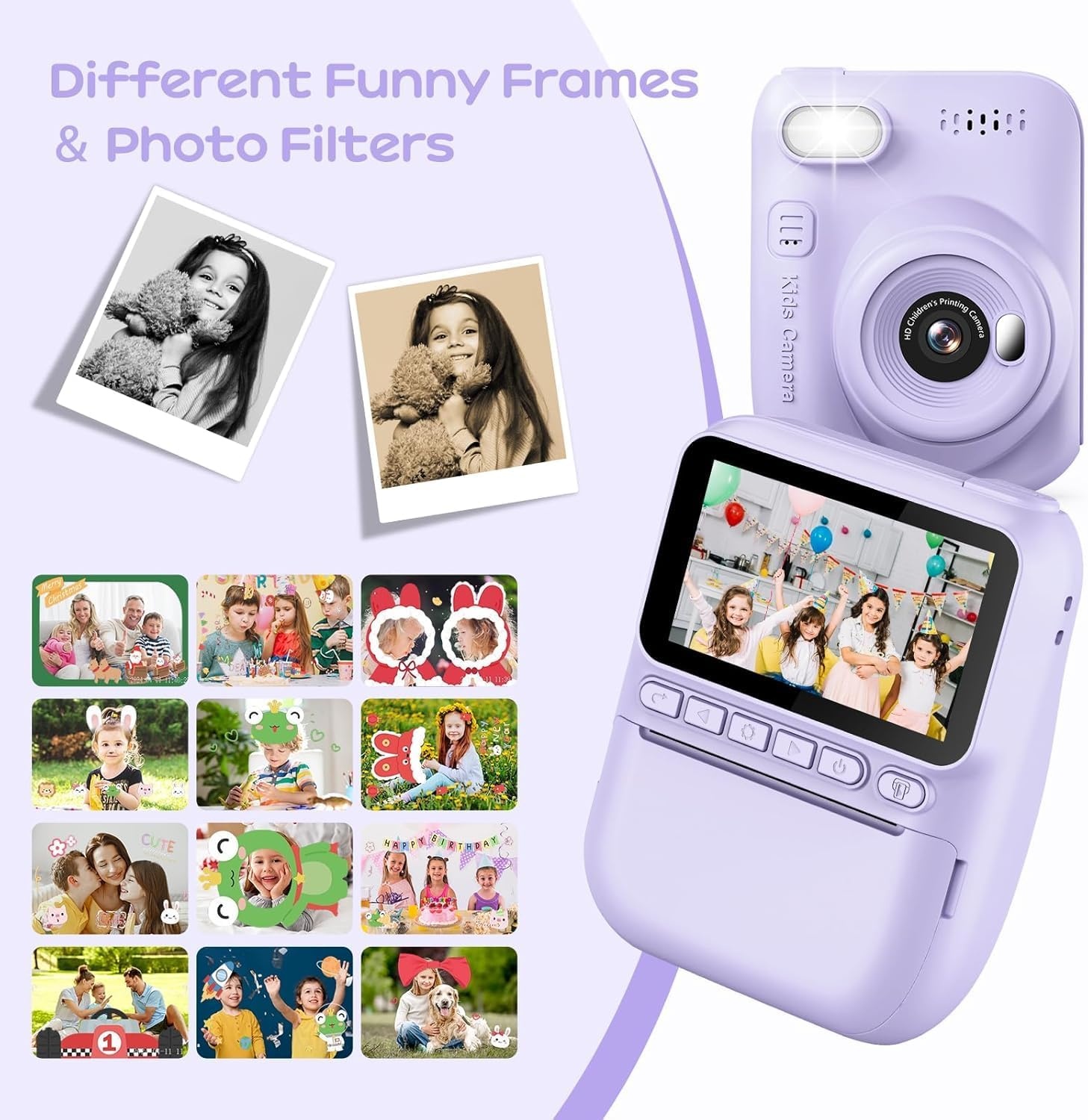 Instant Kindercamera met 32GB & Printrollen - 34% Korting!