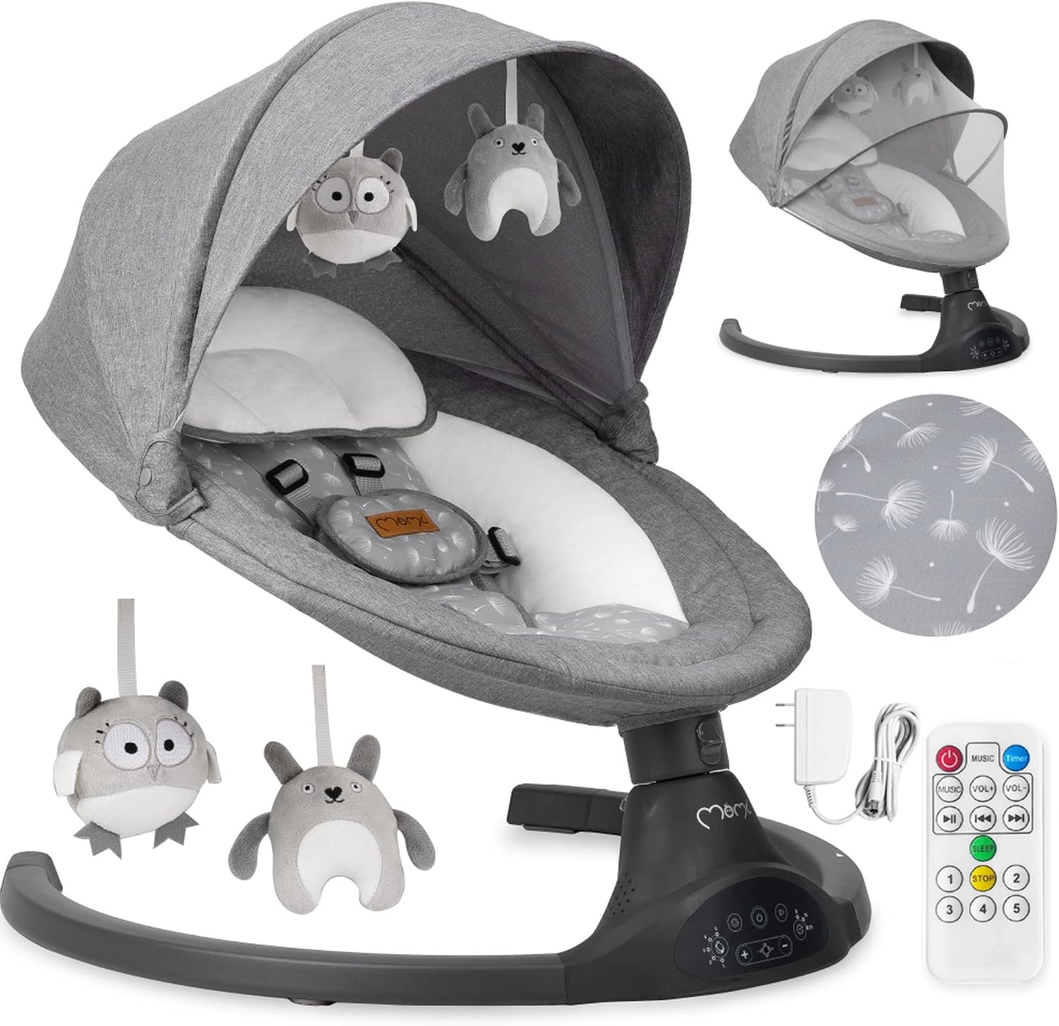 Baby Schommelstoel tot 9 kg - Opvouwbaar & Bluetooth - 66% Korting