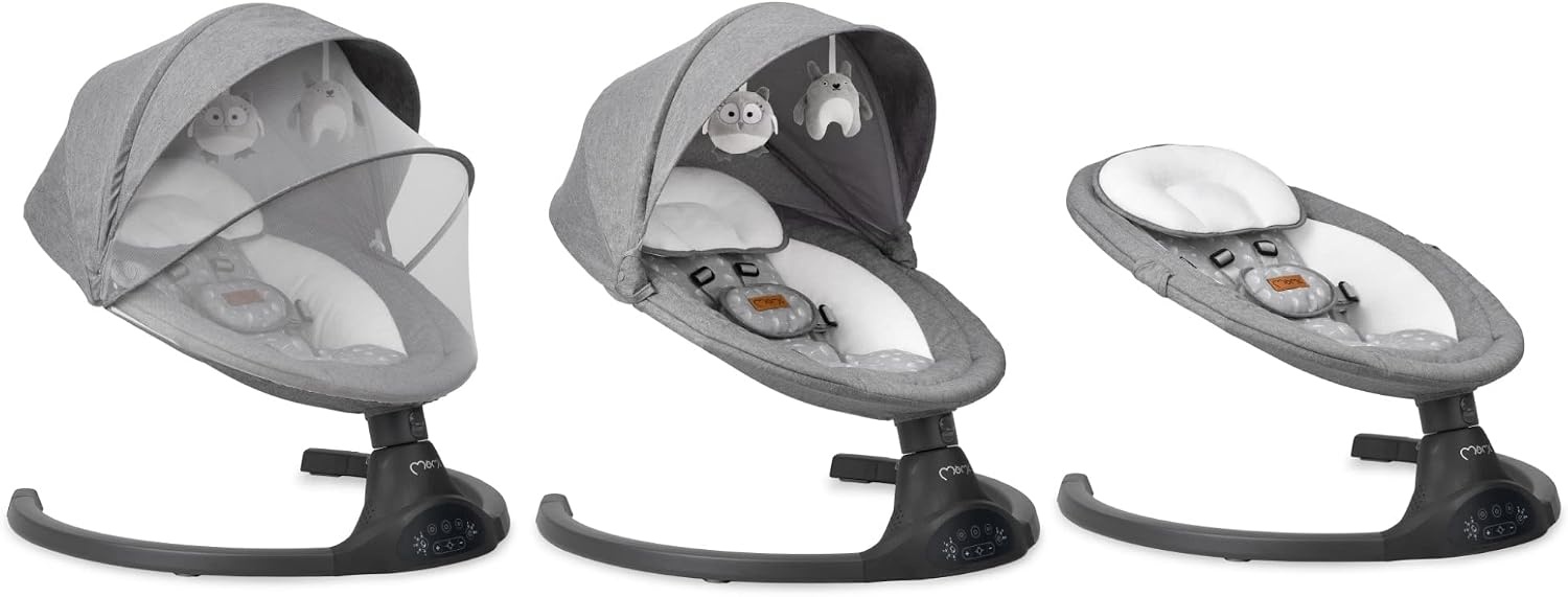 Baby Schommelstoel tot 9 kg - Opvouwbaar & Bluetooth - 66% Korting
