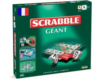 Extra Groot Scrabble Bordspel | Blauwe Giant Editie | 34% Korting