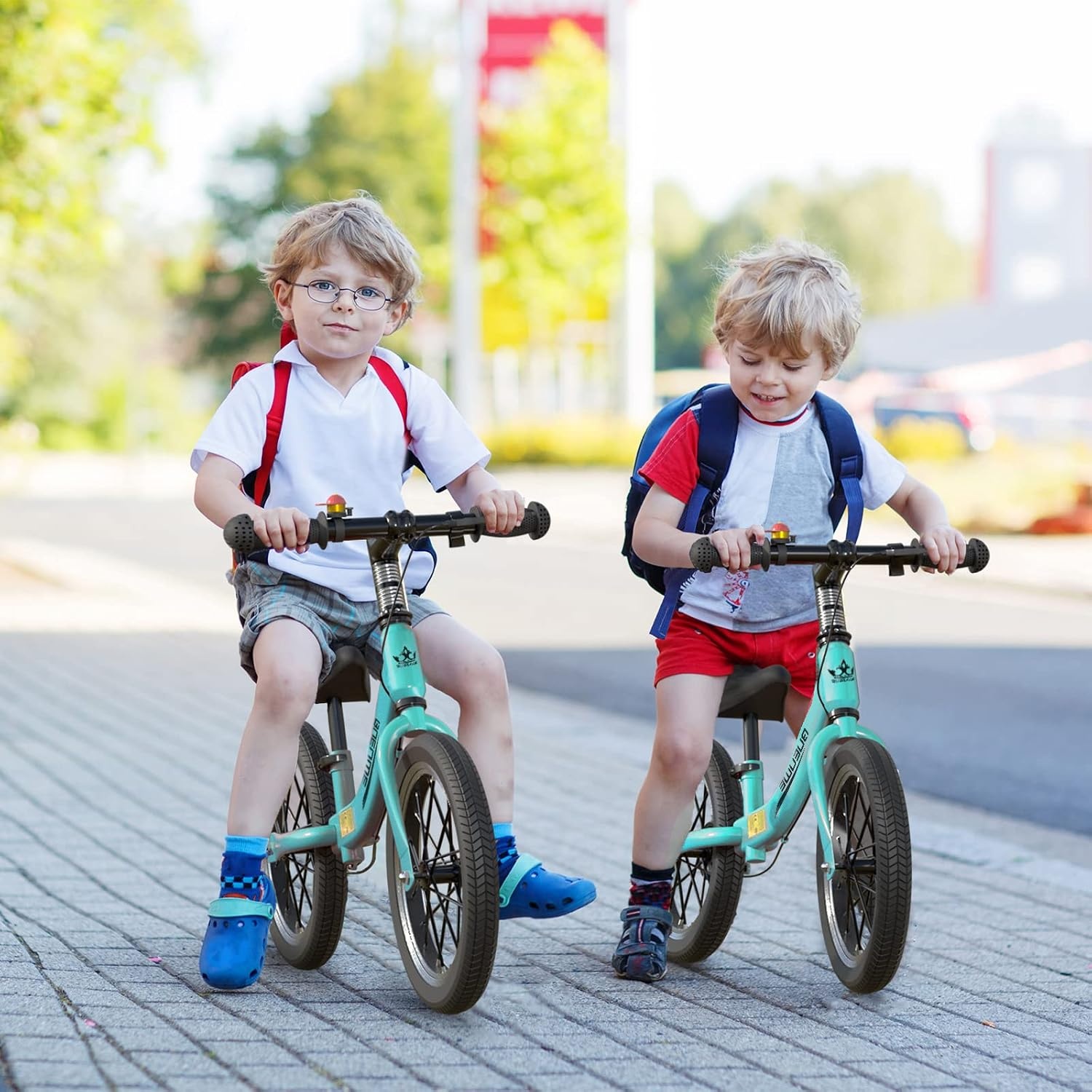 Loopfiets 14 inch met Rem & Pomp - Veilig Leren Fietsen (34% Korting)