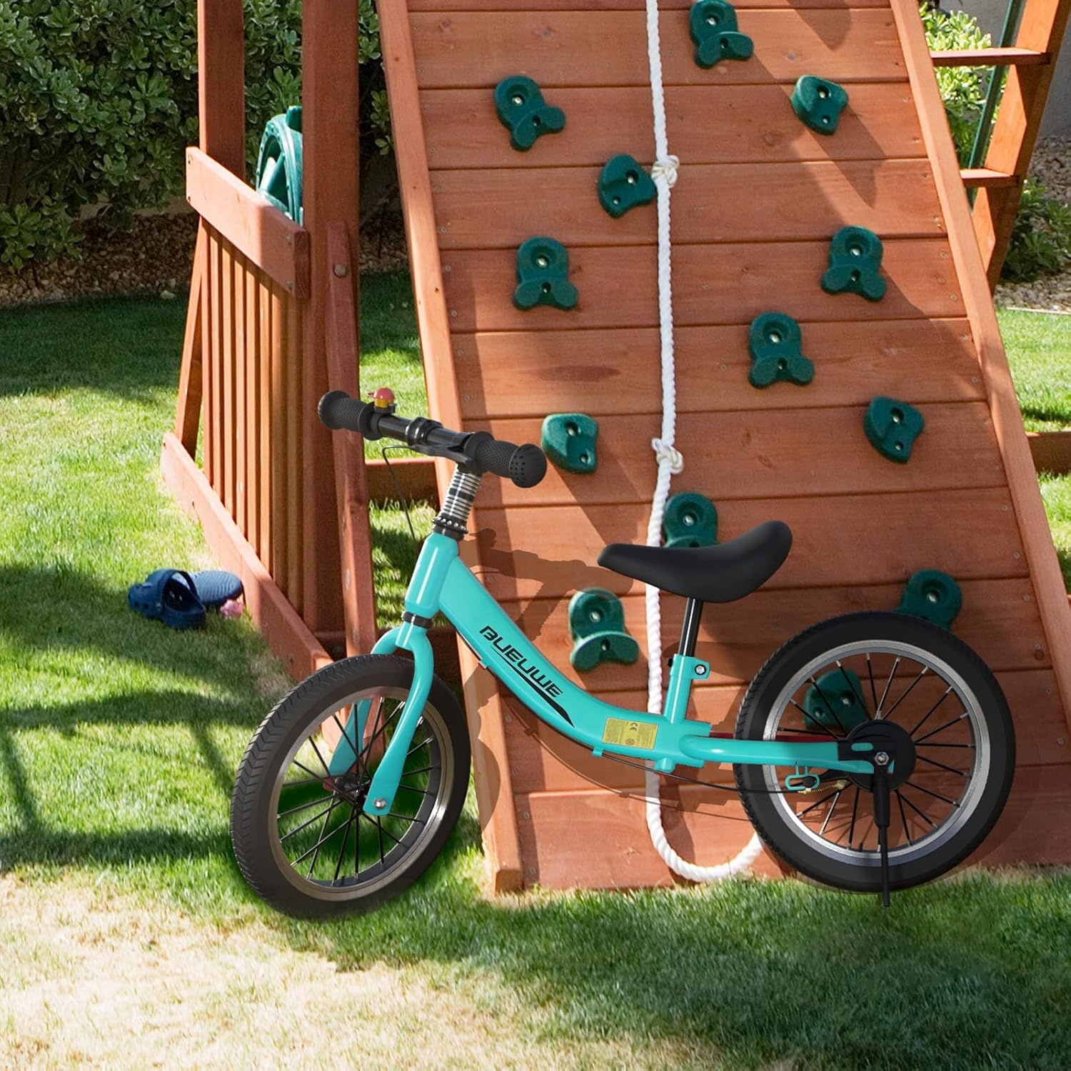 Loopfiets 14 inch met Rem & Pomp - Veilig Leren Fietsen (34% Korting)