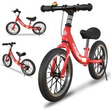 Loopfiets 14 inch met Rem & Pomp - Veilig Leren Fietsen (34% Korting)