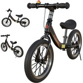 Loopfiets 14 inch met Rem & Pomp - Veilig Leren Fietsen (34% Korting)