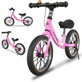 Loopfiets 14 inch met Rem & Pomp - Veilig Leren Fietsen (34% Korting)