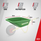 Kinderkruiwagen Dempy Groen - 34% Korting! Vanaf 3 Jaar, 25 kg