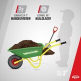 Kinderkruiwagen Dempy Groen - 34% Korting! Vanaf 3 Jaar, 25 kg