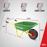 Kinderkruiwagen Dempy Groen - 34% Korting! Vanaf 3 Jaar, 25 kg