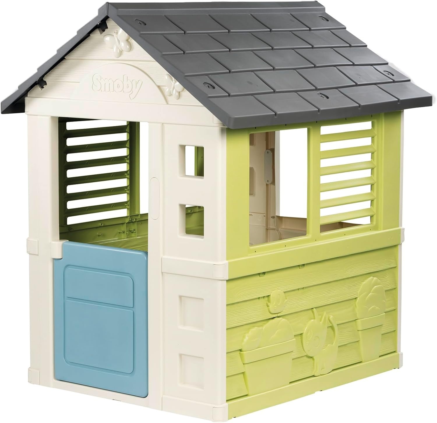 Houten speelhuis met luiken - 35% Korting