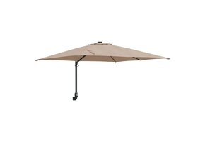 Tuinparasol Taupe Polyester & Staal (42% Korting)