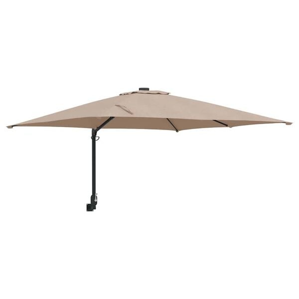 Taupe Tuinparasol van Polyester & Staal - 54% Korting