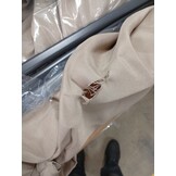 Taupe Tuinparasol van Polyester & Staal - 54% Korting