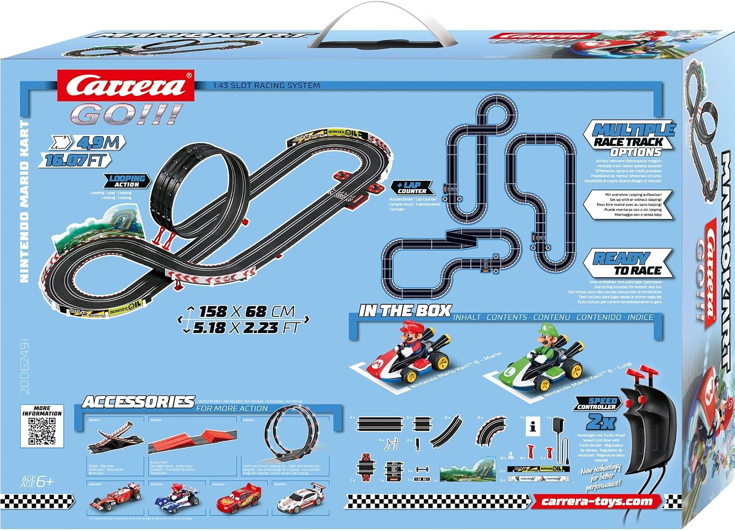 Racebaan Mario Kart met Magneten, 34% Korting