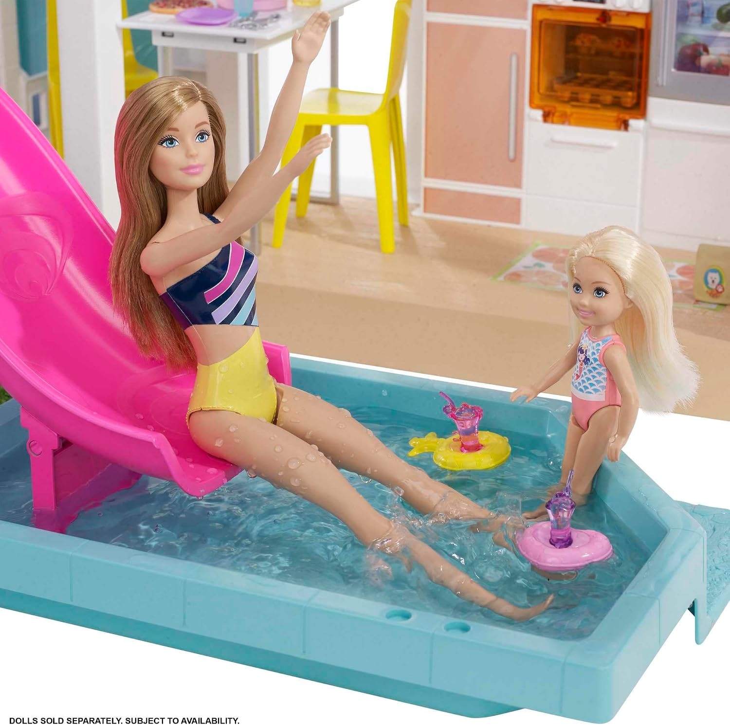 Luxe Poppenhuis 114 cm met Zwembad & Lift - 35% Korting