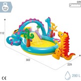 Intex Dinoland Opblaasbaar Water Speelcentrum 302x229x112cm - 34% Korting!