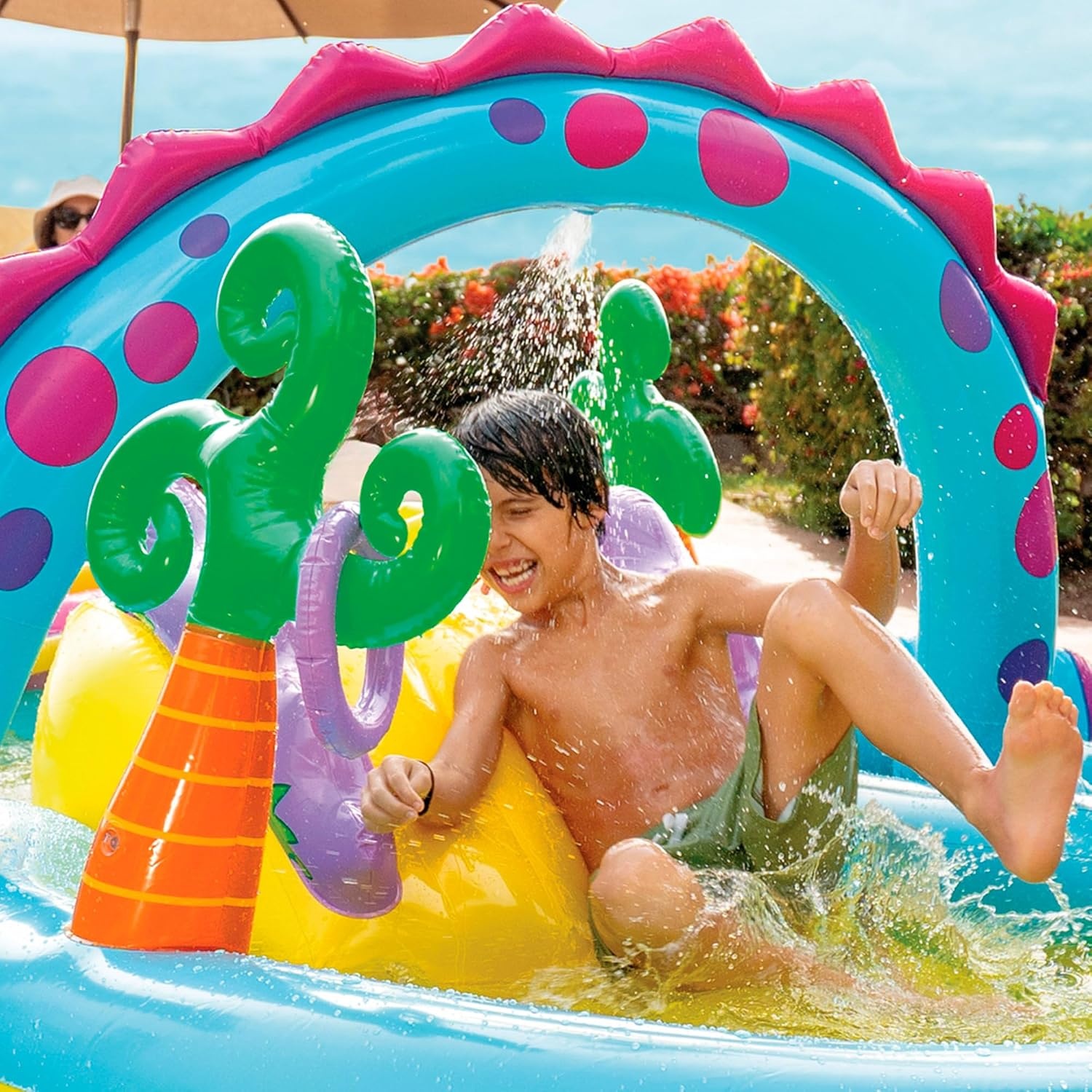 Intex Dinoland Opblaasbaar Water Speelcentrum 302x229x112cm - 34% Korting!