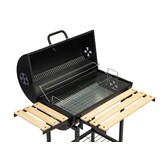Houtskoolbarbecue met Deksel & Thermometer - 35% Korting!