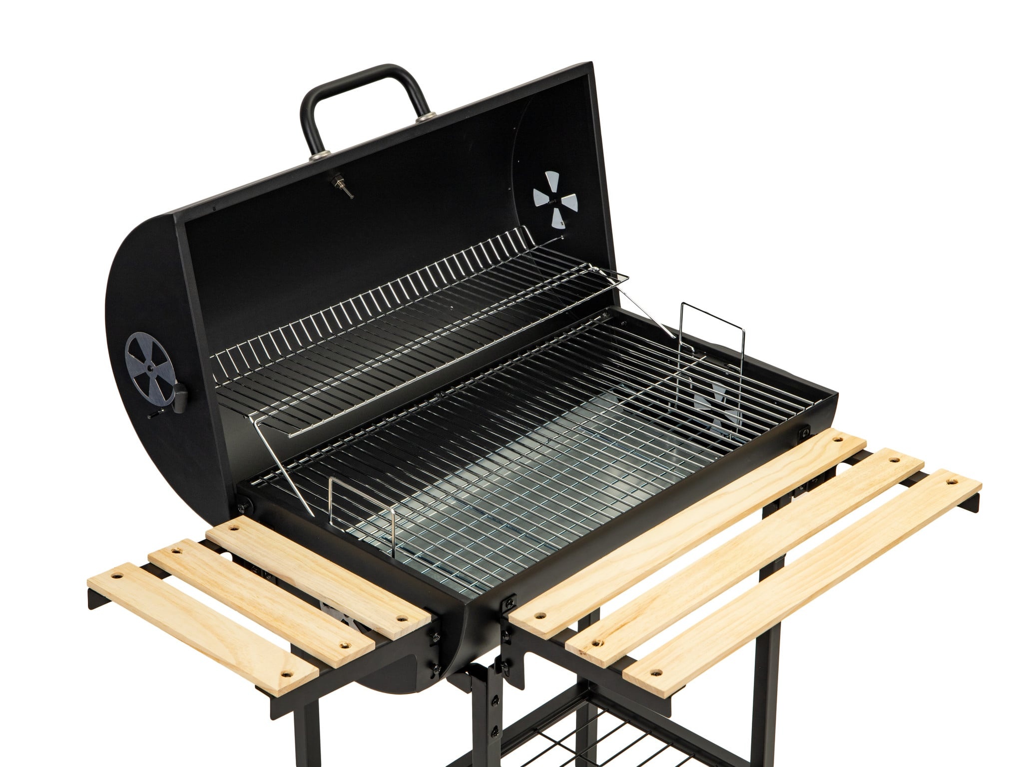 Houtskoolbarbecue met Deksel & Thermometer - 35% Korting!