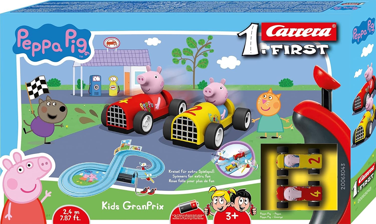 Peppa Pig Racebaan 2,4m Elektrisch met 33% Korting