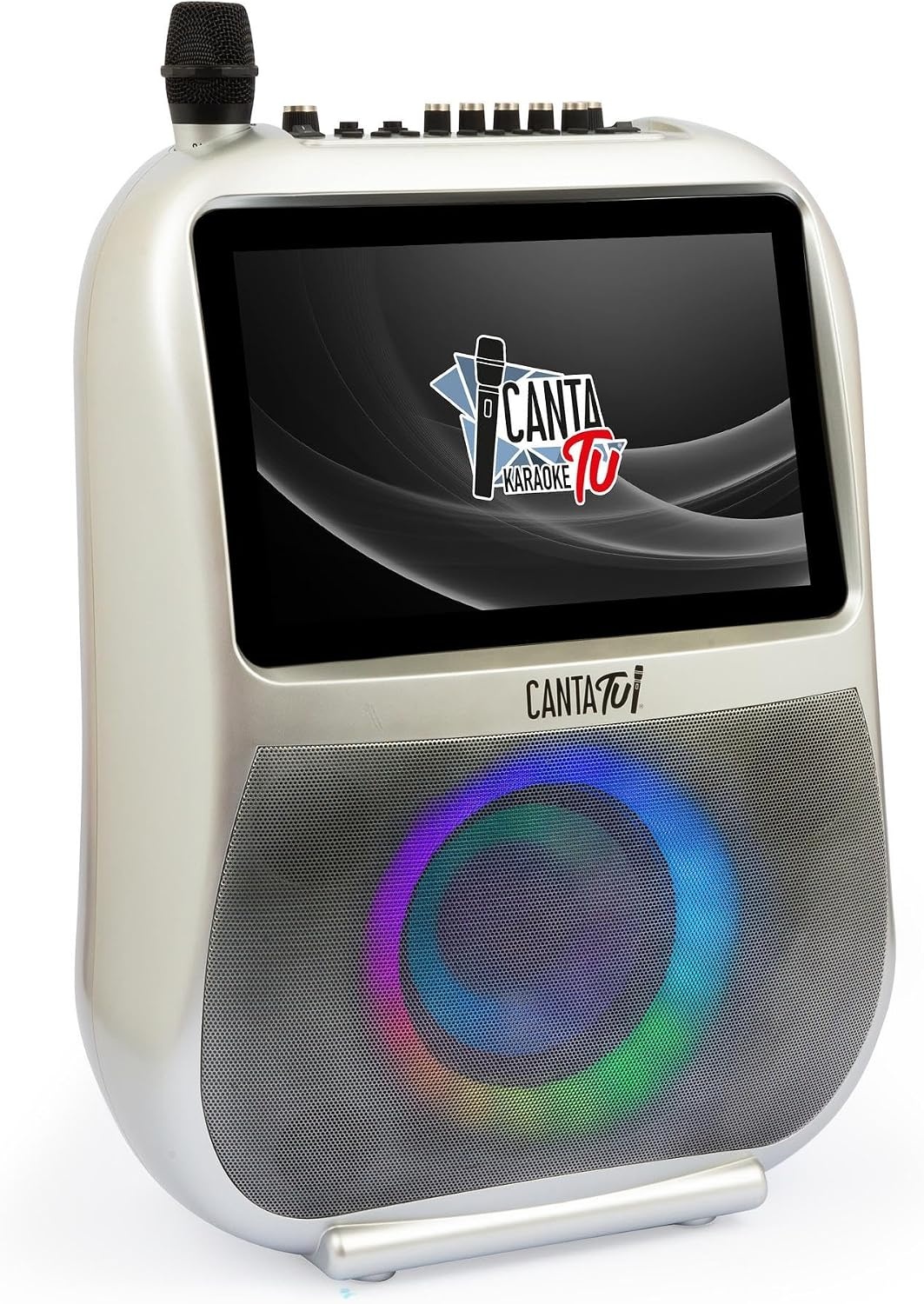 Draagbare Karaokeset met 14" Touchscreen & Draadloze Microfoon (8+ jaar) - 35% Korting!
