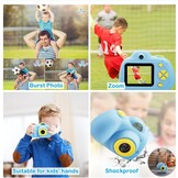 Kinder Camera Blauw - 1080P, 32GB SD, Dubbele Lens - 28% Korting
