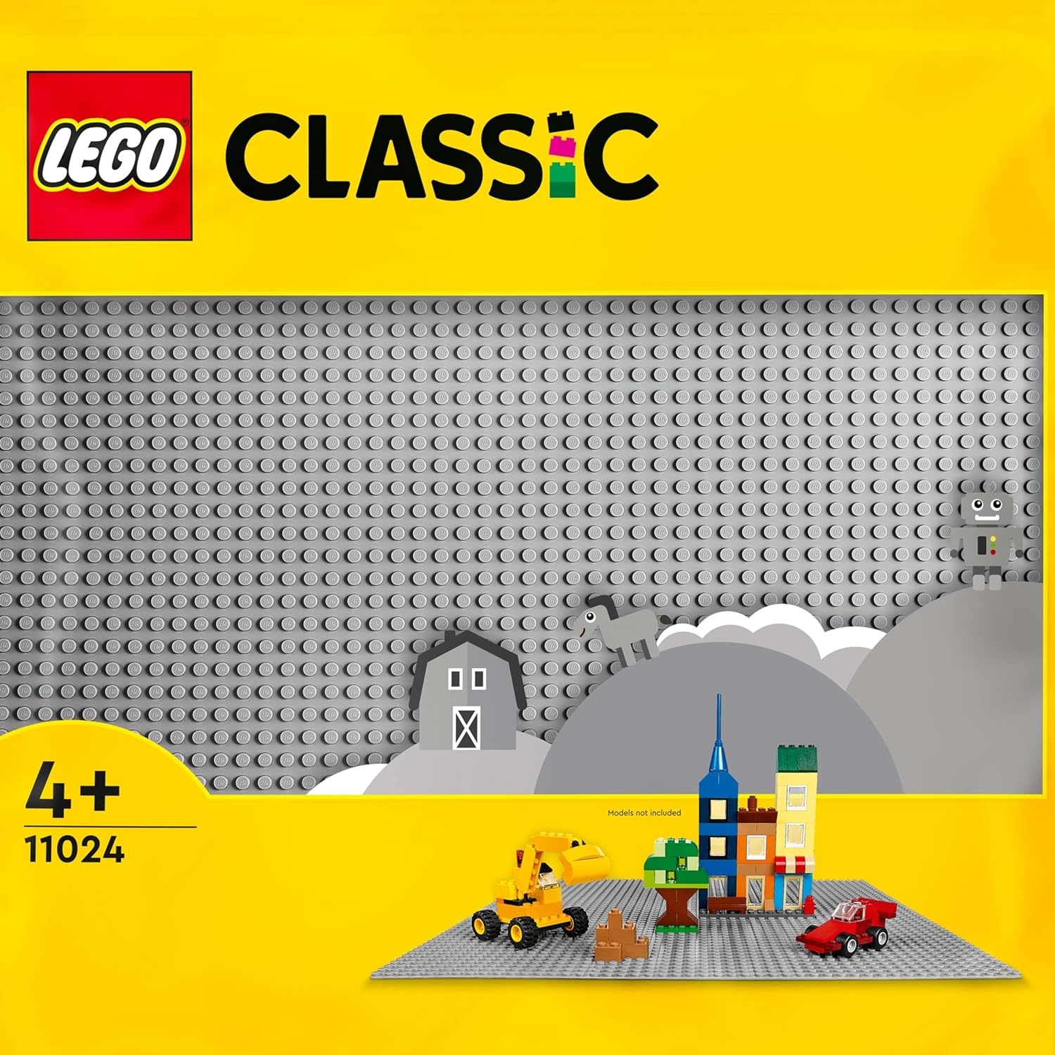 Grijze Bouwplaat 48x48 Noppen | Originele LEGO Classic Grondplaat (34% Korting)