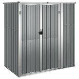 Gegalvaniseerde Stalen Tuinschuur 161x89x161 cm Grijs - 35% Korting