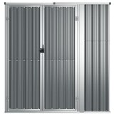 Gegalvaniseerde Stalen Tuinschuur 161x89x161 cm Grijs - 35% Korting