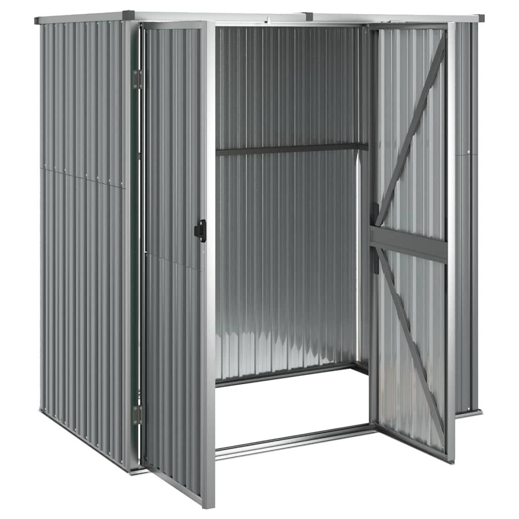 Gegalvaniseerde Stalen Tuinschuur 161x89x161 cm Grijs - 35% Korting