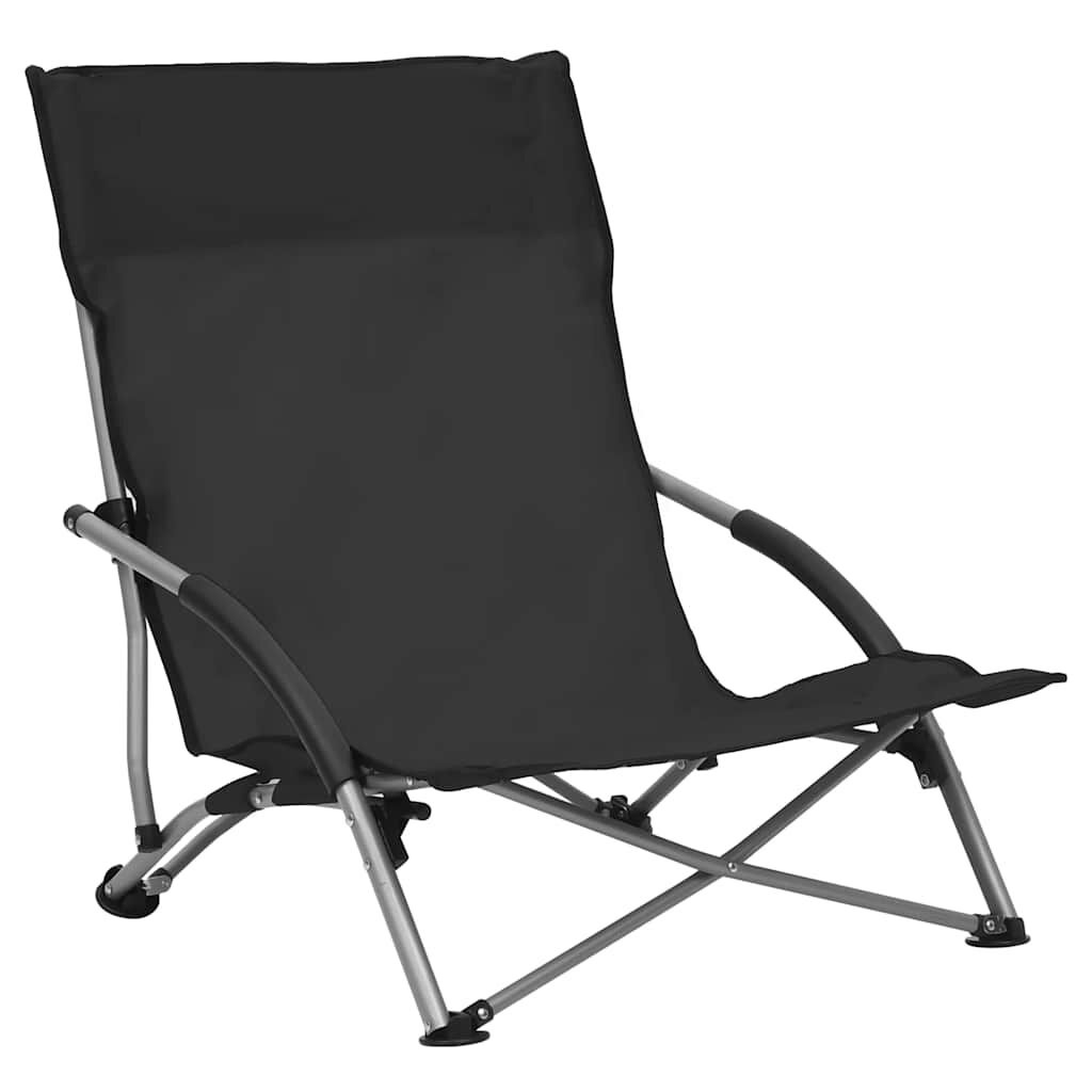 VidaXL Opklapbare Stoelen (2 stuks) - Zwart - 34% Korting