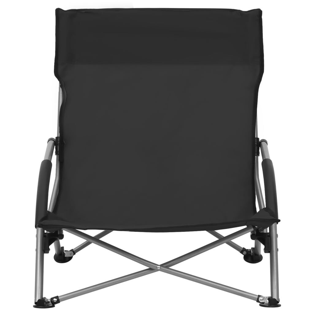 VidaXL Opklapbare Stoelen (2 stuks) - Zwart - 34% Korting