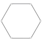 Verhoogde Plantenbak Staal Antraciet 129x129x77cm - 34% Korting