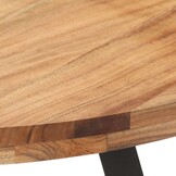 Eettafel Massief Acaciahout 80 cm met 35% Korting