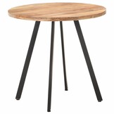 Eettafel Massief Acaciahout 80 cm met 35% Korting