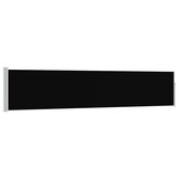 Uittrekbaar Tuinscherm 100x500cm Zwart - 34% Korting!