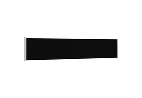 Uittrekbaar Tuinscherm 100x500cm Zwart - 34% Korting!