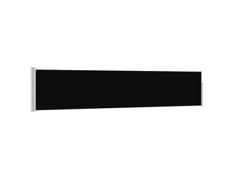 Uittrekbaar Tuinscherm 100x500cm Zwart - 34% Korting!