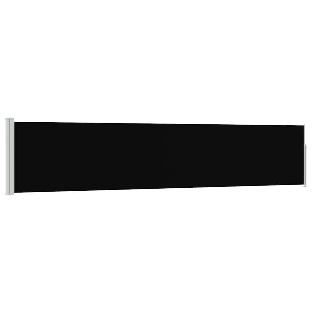 Uittrekbaar Tuinscherm 100x500cm Zwart - 34% Korting!