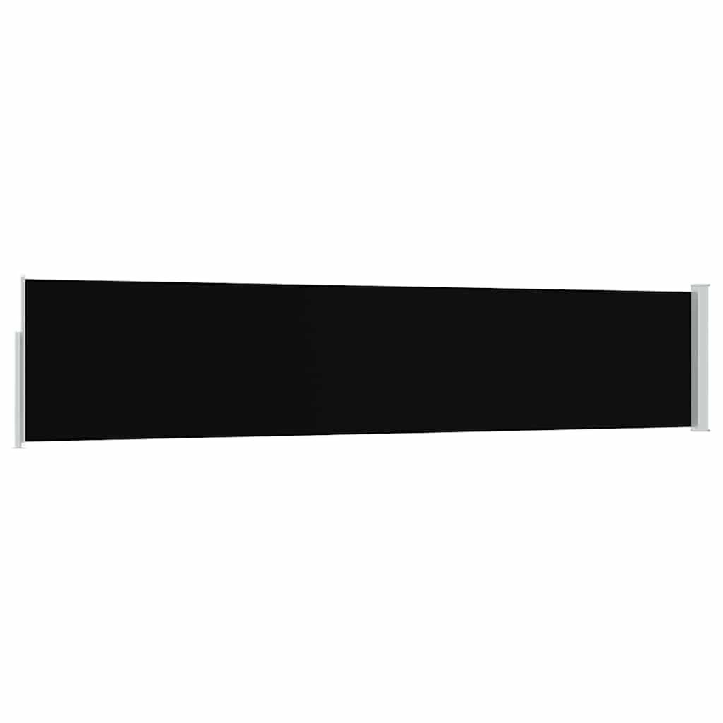 Uittrekbaar Tuinscherm 100x500cm Zwart - 34% Korting!