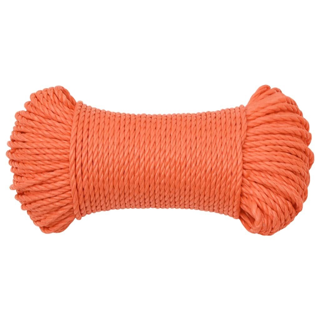 Werktouw Polypropeen Oranje 3mm x 50m - 40% Korting!