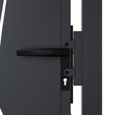 Stalen Poort met Graspatroon (105x180 cm) - 35% Korting