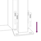 Stalen Poort met Graspatroon (105x180 cm) - 35% Korting